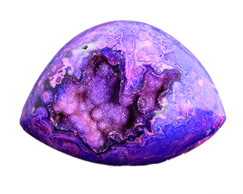 a purple crystal