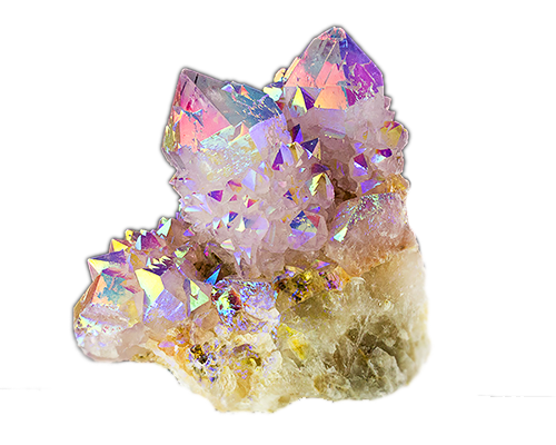 a rainbow crystal